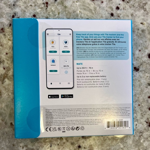 Tile Mate Bluetooth Tracker - Picture 2 of 2